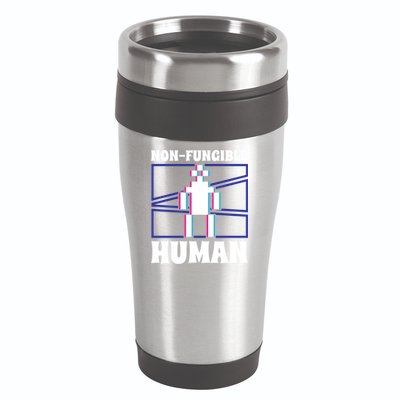 Nongiftfungible Hu Cryptocurrency Blockchain Trader Crypto Gift 16oz Travel Tumbler
