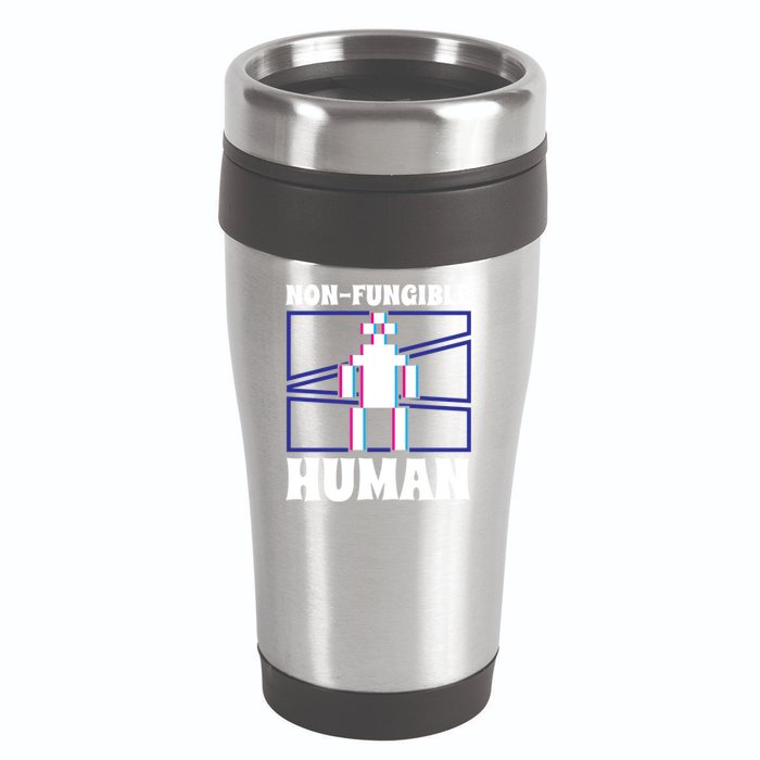 Nongiftfungible Hu Cryptocurrency Blockchain Trader Crypto Gift 16oz Travel Tumbler