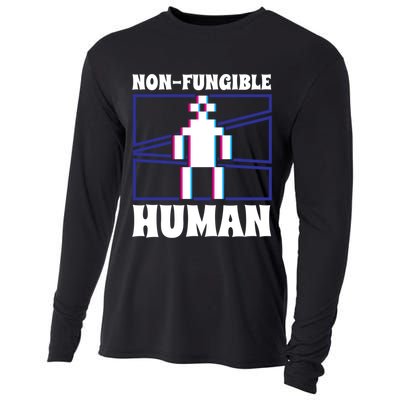 Nongiftfungible Hu Cryptocurrency Blockchain Trader Crypto Gift Cooling Performance Long Sleeve Crew