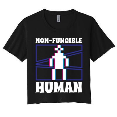Nongiftfungible Hu Cryptocurrency Blockchain Trader Crypto Gift Crop Top