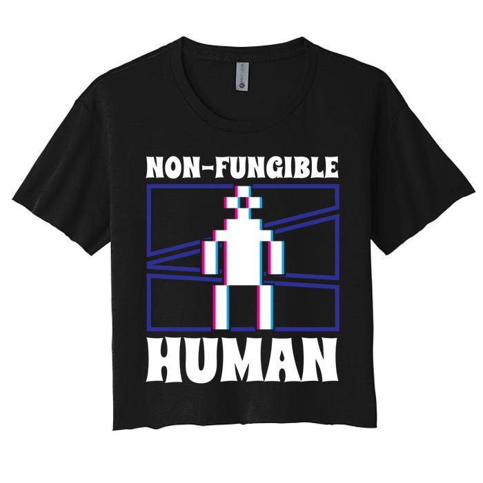 Nongiftfungible Hu Cryptocurrency Blockchain Trader Crypto Gift Crop Top