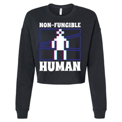 Nongiftfungible Hu Cryptocurrency Blockchain Trader Crypto Gift Cropped Pullover Crew