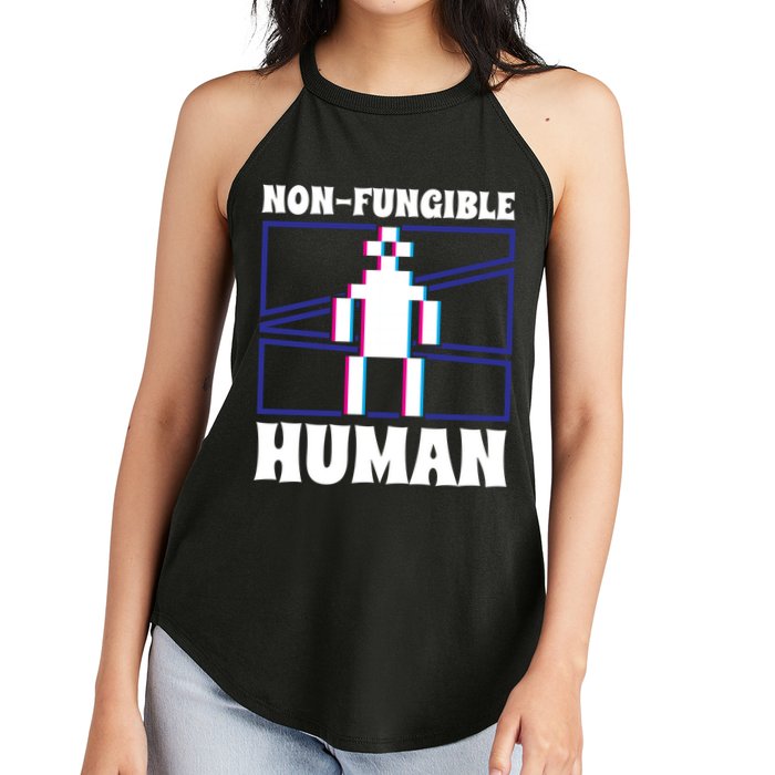 Nongiftfungible Hu Cryptocurrency Blockchain Trader Crypto Gift Women's Perfect Tri Rocker Tank