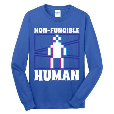 Nongiftfungible Hu Cryptocurrency Blockchain Trader Crypto Gift Tall Long Sleeve T-Shirt
