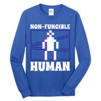 Nongiftfungible Hu Cryptocurrency Blockchain Trader Crypto Gift Tall Long Sleeve T-Shirt