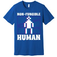 Nongiftfungible Hu Cryptocurrency Blockchain Trader Crypto Gift Premium T-Shirt
