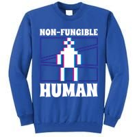 Nongiftfungible Hu Cryptocurrency Blockchain Trader Crypto Gift Tall Sweatshirt
