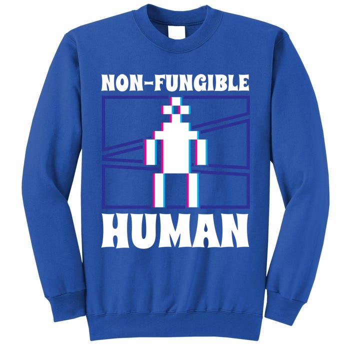 Nongiftfungible Hu Cryptocurrency Blockchain Trader Crypto Gift Tall Sweatshirt