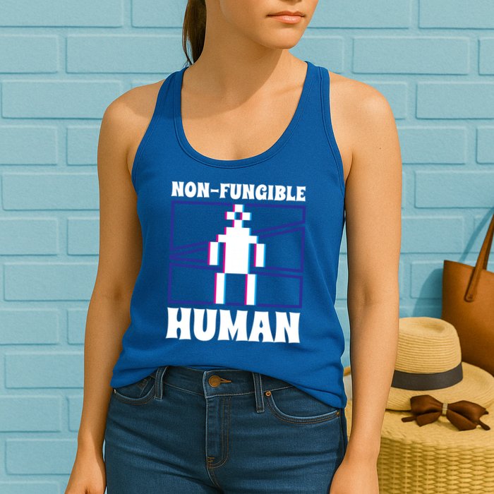 Nongiftfungible Hu Cryptocurrency Blockchain Trader Crypto Gift Womens Tank Top
