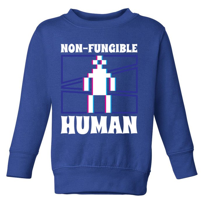 Nongiftfungible Hu Cryptocurrency Blockchain Trader Crypto Gift Toddler Sweatshirt