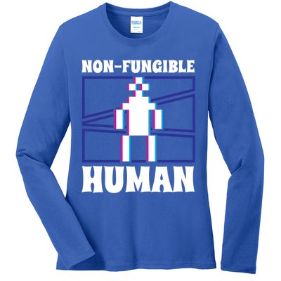 Nongiftfungible Hu Cryptocurrency Blockchain Trader Crypto Gift Ladies Long Sleeve Shirt