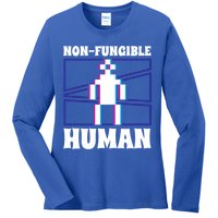 Nongiftfungible Hu Cryptocurrency Blockchain Trader Crypto Gift Ladies Long Sleeve Shirt