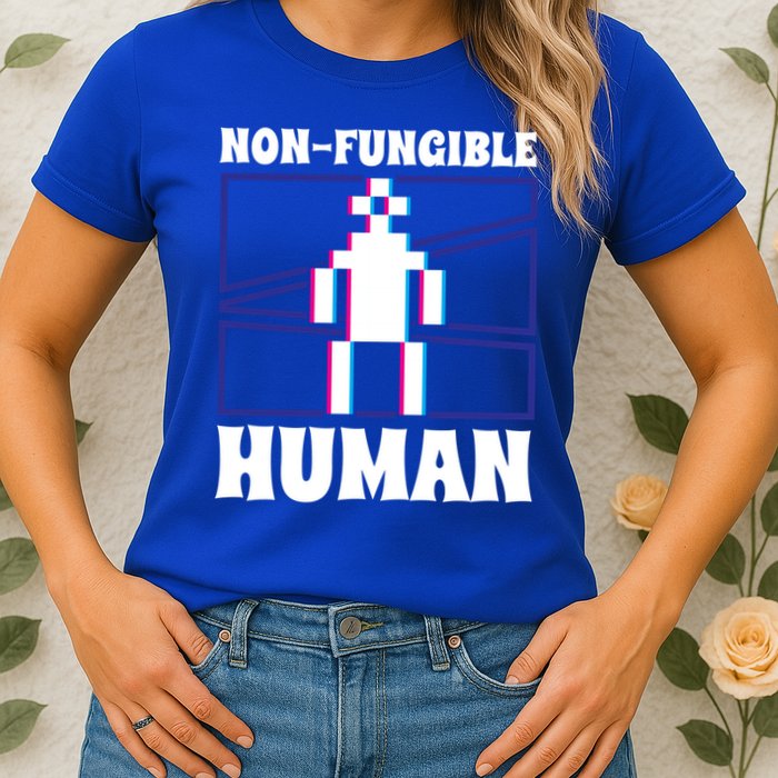 Nongiftfungible Hu Cryptocurrency Blockchain Trader Crypto Gift Womens T-Shirt