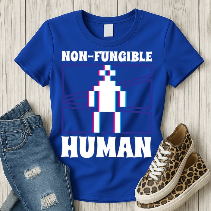 Nongiftfungible Hu Cryptocurrency Blockchain Trader Crypto Gift Womens T-Shirt