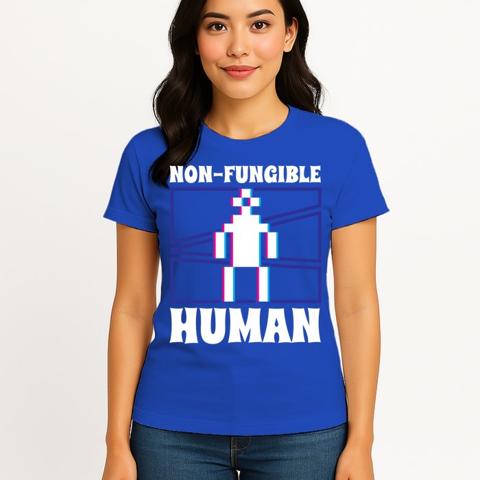 Nongiftfungible Hu Cryptocurrency Blockchain Trader Crypto Gift Womens T-Shirt