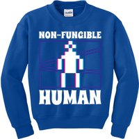 Nongiftfungible Hu Cryptocurrency Blockchain Trader Crypto Gift Kids Sweatshirt