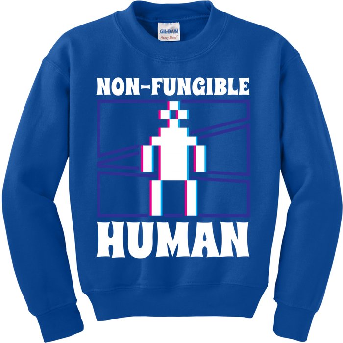 Nongiftfungible Hu Cryptocurrency Blockchain Trader Crypto Gift Kids Sweatshirt