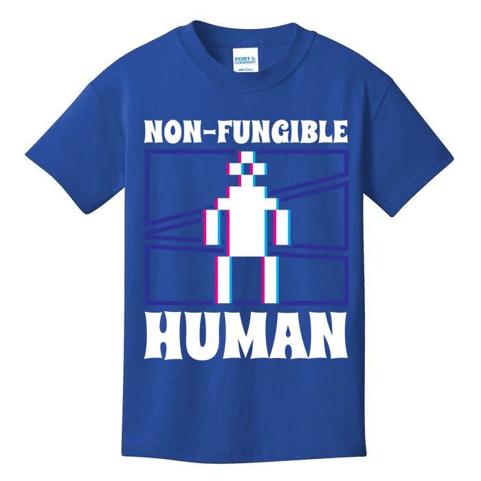 Nongiftfungible Hu Cryptocurrency Blockchain Trader Crypto Gift Kids T-Shirt