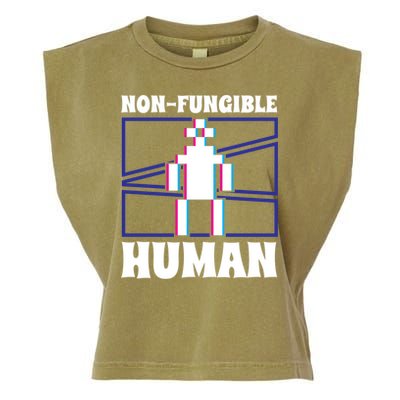 Nongiftfungible Hu Cryptocurrency Blockchain Trader Crypto Gift Garment-Dyed Women's Muscle Tee