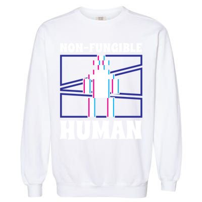 Nongiftfungible Hu Cryptocurrency Blockchain Trader Crypto Gift Garment-Dyed Sweatshirt