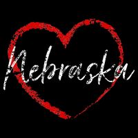 Nebraska Heart Cute Ladies Mom Gift T-Shirt