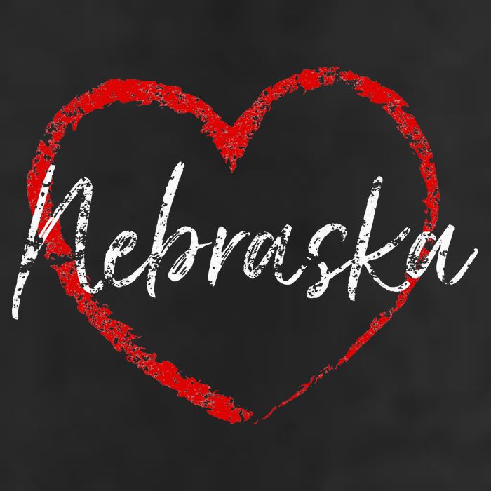 Nebraska Heart Cute Ladies Mom Gift Tumbler