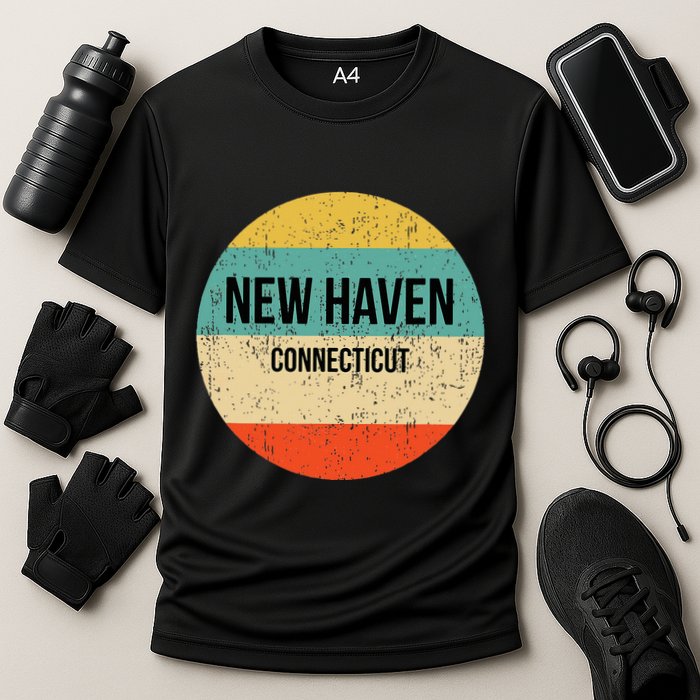 New Haven Connecticut New Haven Cooling Performance Crew T-Shirt