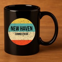 New Haven Connecticut New Haven 11oz C Handle Ceramic Mug