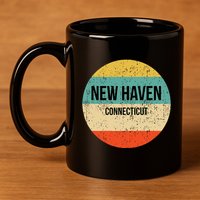New Haven Connecticut New Haven 11oz C Handle Ceramic Mug