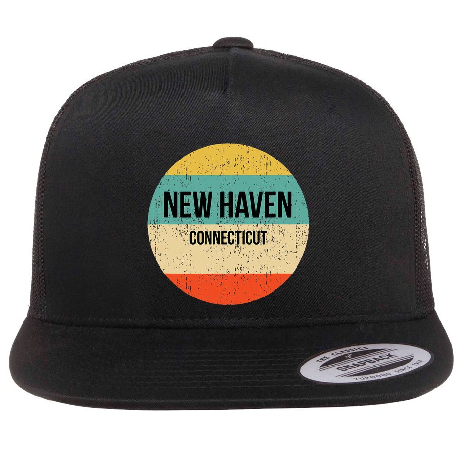 New Haven Connecticut New Haven Flat Bill Trucker Hat
