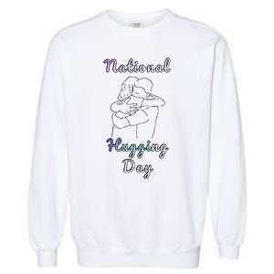 National Hugging Day Garment-Dyed Sweatshirt