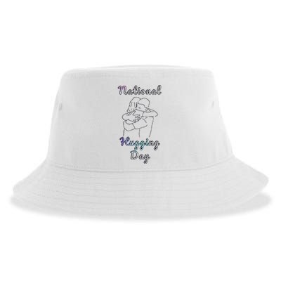 National Hugging Day Sustainable Bucket Hat