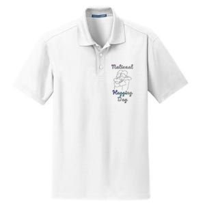 National Hugging Day Dry Zone Grid Polo