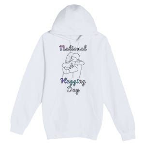 National Hugging Day Premium Pullover Hoodie