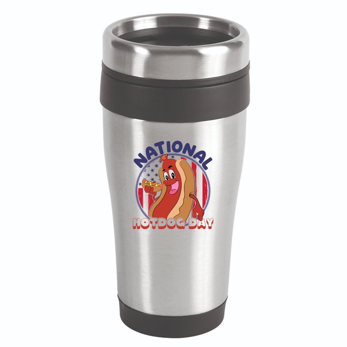 National Hot Dog Day 16oz Travel Tumbler