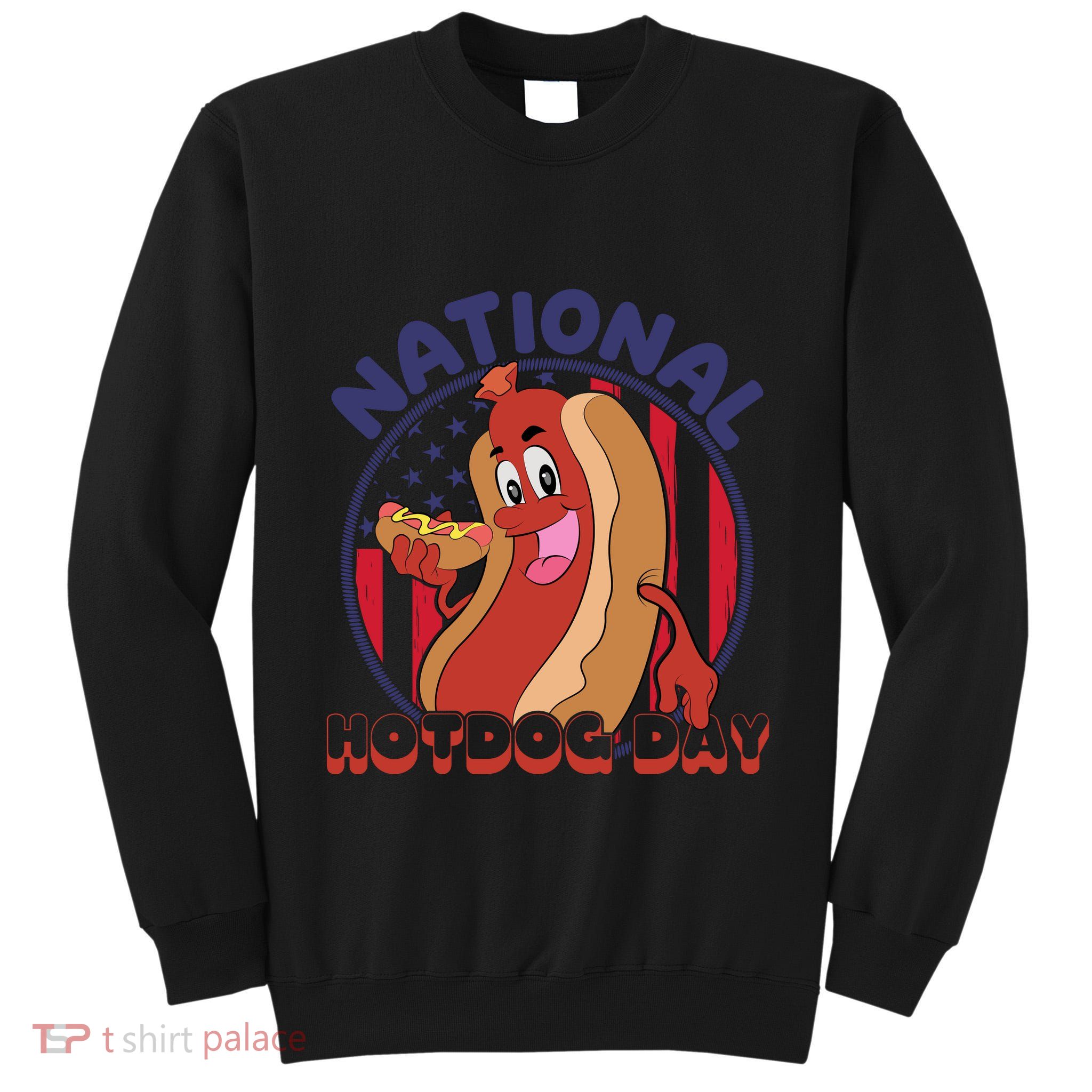 National Hot Dog Day Tall Sweatshirt