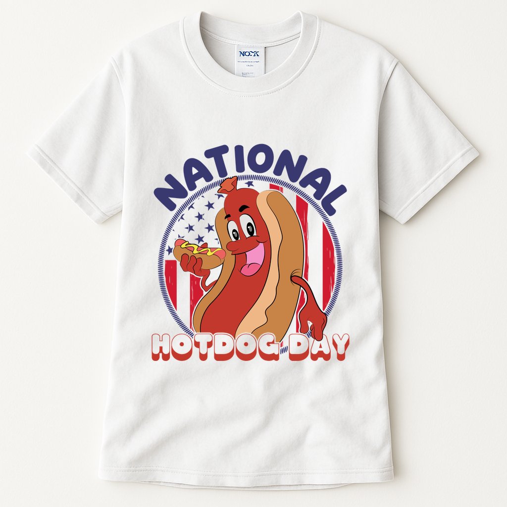 National Hot Dog Day Tall T-Shirt