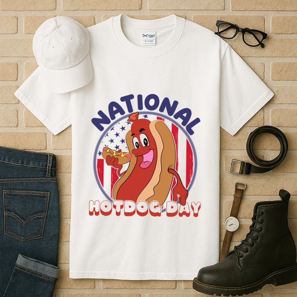 National Hot Dog Day Tall T-Shirt