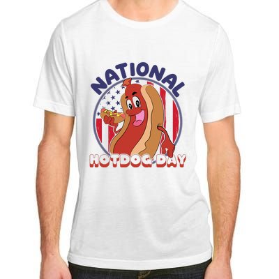 National Hot Dog Day Adult ChromaSoft Performance T-Shirt