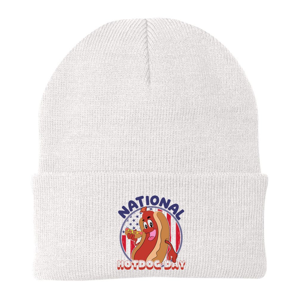National Hot Dog Day Beanie