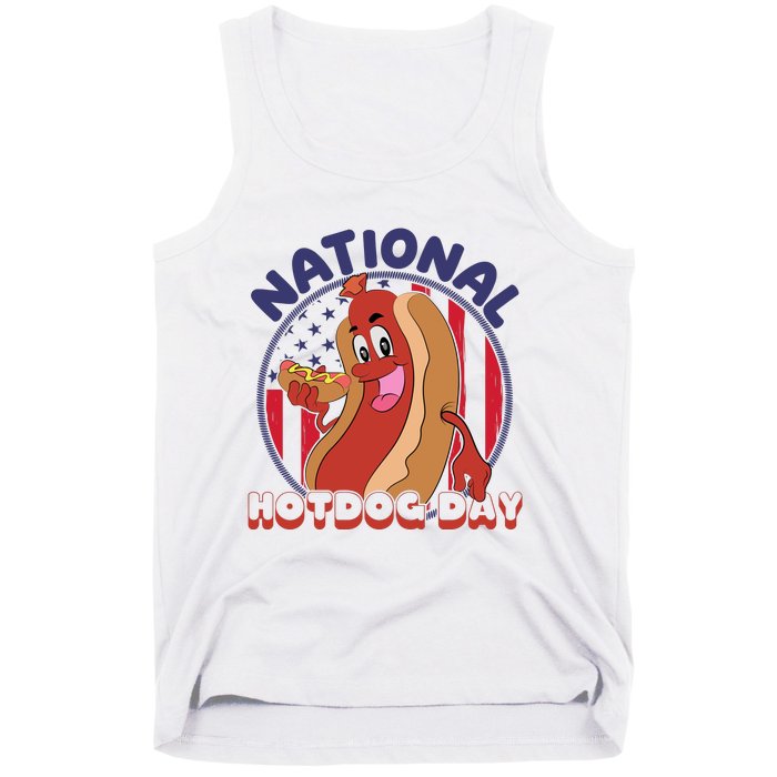 National Hot Dog Day Tank Top