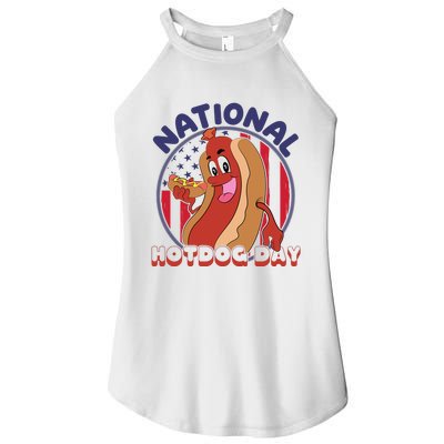 National Hot Dog Day Women’s Perfect Tri Rocker Tank