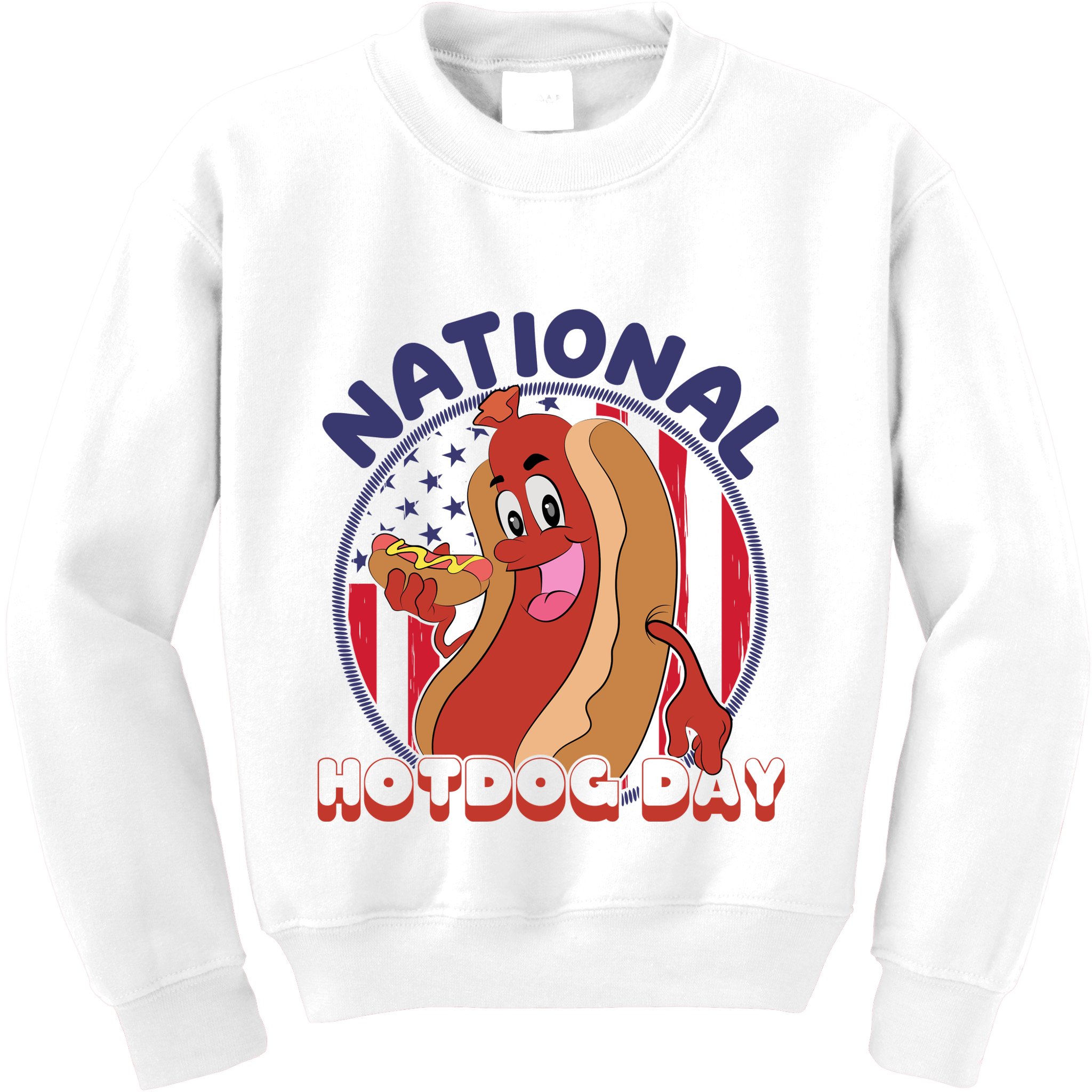 National Hot Dog Day Kids Sweatshirt