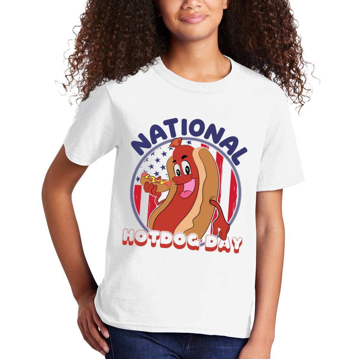 National Hot Dog Day Kids T-Shirt
