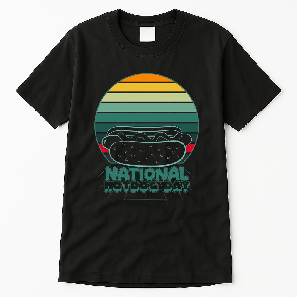 National Hot Dog Day Tall T-Shirt