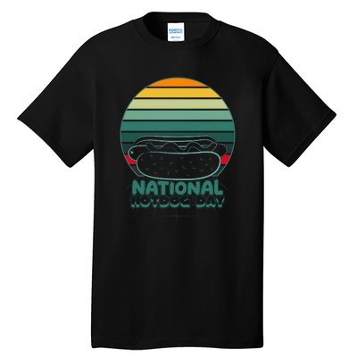 National Hot Dog Day Tall T-Shirt