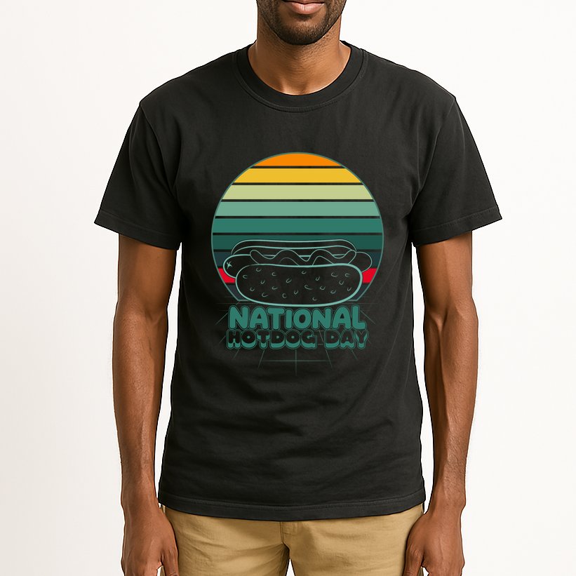 National Hot Dog Day Tall T-Shirt