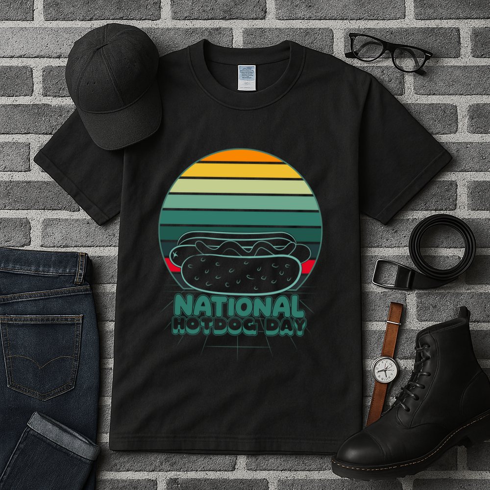 National Hot Dog Day Tall T-Shirt