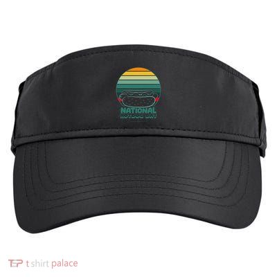 National Hot Dog Day Adult Drive Performance Visor