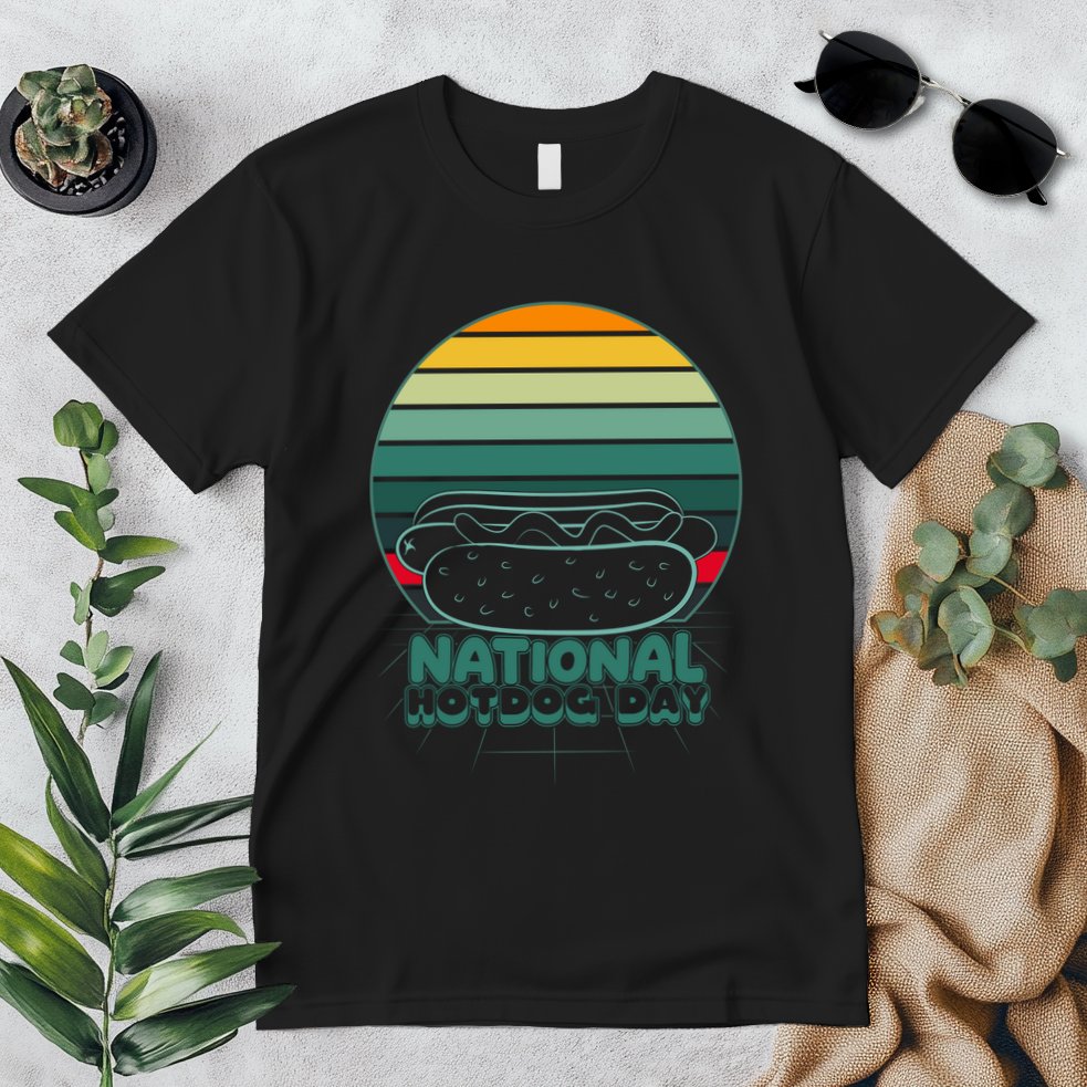 National Hot Dog Day Premium T-Shirt